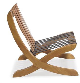 LUIS BARRAGAN (1902-1988) A Sabino and Leather Barcelona Chair, 1959.