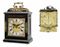 A WILLIAM AND MARY BRASS-MOUNTED EBONY STRIKING EIGHT DAY TABLE CLOCK WITH PULL QUARTER REPEAT AND UNUSUAL PENDULUM LOCKING SYSTEM