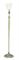 AN ENAMELED METAL FLOOR LAMP,  