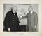 CHURCHILL, Winston S. and TRUMAN, Harry S. Oversized black and white photograph signed (Winston S. Churchill), as Prime Minister, and (Harry S. Truman), as President, aboard the U.S.S. Williamsburg, 5 January 1952. 14¾ x 18¾in., matted and framed, signed by each man on the matt, below their image. 