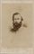 [CIVIL WAR]. STUART, James Ewell Brown (Jeb), (1833-1864). Carte-de-visite portrait signed (J.E.B. Stuart), after an unidentified photographer (Vannerson, Richmond?), no date [1863 or 1864].  3 7/8 x 2½ in., including mount. Verso without backstamp. Minor soiling. Boldly signed J.E.B. Stuart in lower portion of mount, with his typical very thin pen nib. A light signature; Stuart's ink evidently resisted the smooth surface of the card.