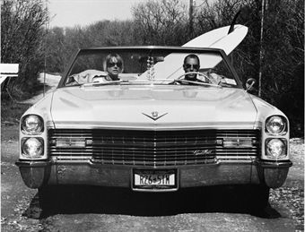 Dave and Pam in their Caddy, Montauk, NY, 2002  