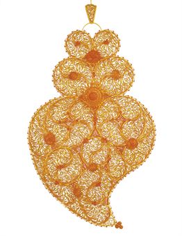 Golden Independent Heart  