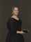 Portrait of Donna Alba Regina del Ferro, three-quarter-length, in a black dress, holding a book 