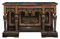 A ROYAL GERMAN GILT-BRASS AND RED TORTOISESHELL-MOUNTED TULIPWOOD AND PARCEL-GILT 'MOORISH' SIDE TABLE 