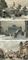 Three views of Warsaw market square before King Sigismund's column  