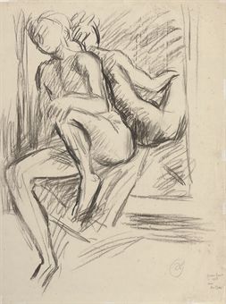 Study of a male nude  