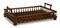 A REGENCY ROSEWOOD RECTANGULAR CARD TRAY  