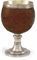 THE THOMAS MOORE CALABASH CUP: A WILLIAM IV SILVER-MOUNTED CALABASH (BOTTLE GOURD) CUP OF BERMUDAN/IRISH INTEREST 