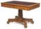 A GEORGE IV BROWN OAK WRITING TABLE  