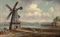 Lower Manhattan with the Last Windmill in New Jersey  
