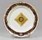 A porcelain soup plate from the Service of the Order of St George  