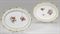 Two porcelain dessert dishes  