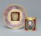 A cup and saucer with a portrait of Emperor Alexander I after G. Kügelgen 