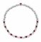 A DIAMOND AND RUBY NECKLACE, BY TIFFANY & CO.  
