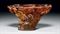 A RHINOCEROS HORN LIBATION CUP  