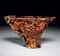 A RHINOCEROS HORN LIBATION CUP  