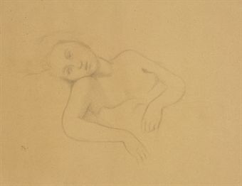 Etude pour Femme couchée  
