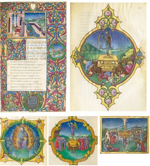 PETRARCH (1304-1374), Il Canzoniere and I Trionfi; LEONARDO BRUNI (1369-1444), Vita di Petrarca; PETRARCH, Nota de Laura, in Italian, ILLUMINATED MANUSCRIPT ON VELLUM