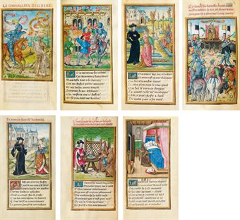 OLIVIER DE LA MARCHE (c.1422-1502), Le chevalier délibéré, ILLUMINATED MANUSCRIPT ON VELLUM 