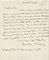 NELSON, Horatio, Viscount Nelson (1758-1805). Autograph letter signed ('Horatio Nelson') to Sir William Hamilton, n.p., 12 August 1798, informing him that as 'the greater part of this Squadron is going down the Med[iterranean]' they will not be requiring supplies of bread and wine ordered, promising to settle this 'if ever I live to see Naples' and concluding with the gratifying news that 'the French Army have got a complaint amongst them caused by the heat & nothing but water which will make Egypt the grave of the greater part', one page, 4to, integral blank, detached autograph address leaf, with signature, laid onto card and tipped on. Provenance: Morrison Collection (1894), vol.II, no.331; collection of Edwin Wolf 2nd; his sale, Christie's, 20 June 1990, lot 207; private collection. 