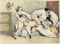 EROTICA -- DEVERIA, Achille, JOHANNOT, Antoine, MAURIN, Nicolas, NANTEAU and others. [Romantic Album. Paris, c.1850.]