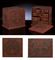 TWO IMPORTANT IMPERIAL MING CARVED POLYCHROME LACQUER STATIONERY CHESTS 