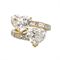 A 'TOI ET MOI' DIAMOND RING, BY FRED