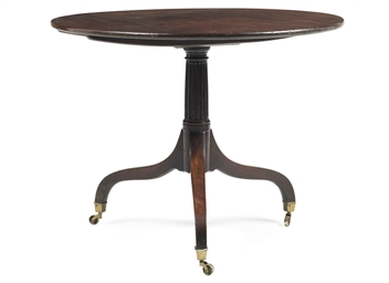 A MID-GEORGE III MAHOGANY CENTRE TABLE