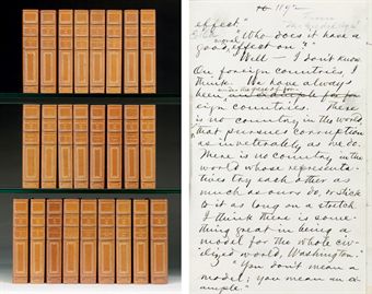 CLEMENS, Samuel Langhorne (Mark Twain). The Writings. London: Chatto and Windus, 1899-1903.