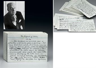 NABOKOV, Vladimir (1899-1977). Autograph manuscript of The Original of Laura, published as The Original of Laura (Dying is Fun) (Knopf, November 2009). Montreux, Switzerland, 1975-77.