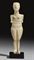 A CYCLADIC MARBLE RECLINING FEMALE FIGURE  