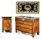 A GEORGE III ORMOLU-MOUNTED SATINWOOD, ROSEWOOD, TULIPWOOD AND MARQUETRY COMMODE