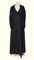 TWO BLACK SILK ACADEMIC OR FORMAL ROBES  