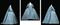 A ROBE VOLANTE OF ICE BLUE SILK DAMASK 
