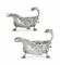 A PAIR OF GEORGE II SILVER SAUCE BOATS
