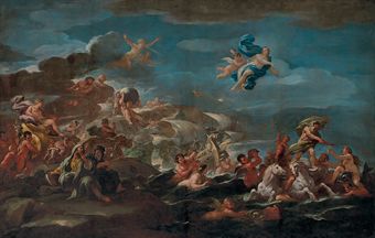 The Triumph of Bacchus and Neptune and Amphitrite  