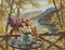Floral Still Life by a Mountain Lake