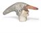 A LUDWIGSBURG PORCELAIN CANE HANDLE