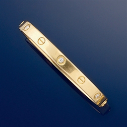 An 18ct gold and diamond love bangle, by Cartier