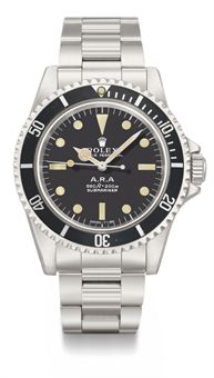 Rolex. An extremely rare stainless steel automatic wristwatch with sweep centre seconds, hack feature, bracelet, gas escape valve and box, made for COMEX and sold to the Argentine Navy 