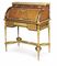 A FRENCH ORMOLU-MOUNTED MAHOGANY AND BOIS SATINE PARQUETRY BUREAU-A- CYLINDRE