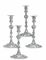 A SET OF FOUR GEORGE III SILVER CANDLESTICKS