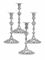A SET OF FOUR GEORGE III SILVER CANDLESTICKS