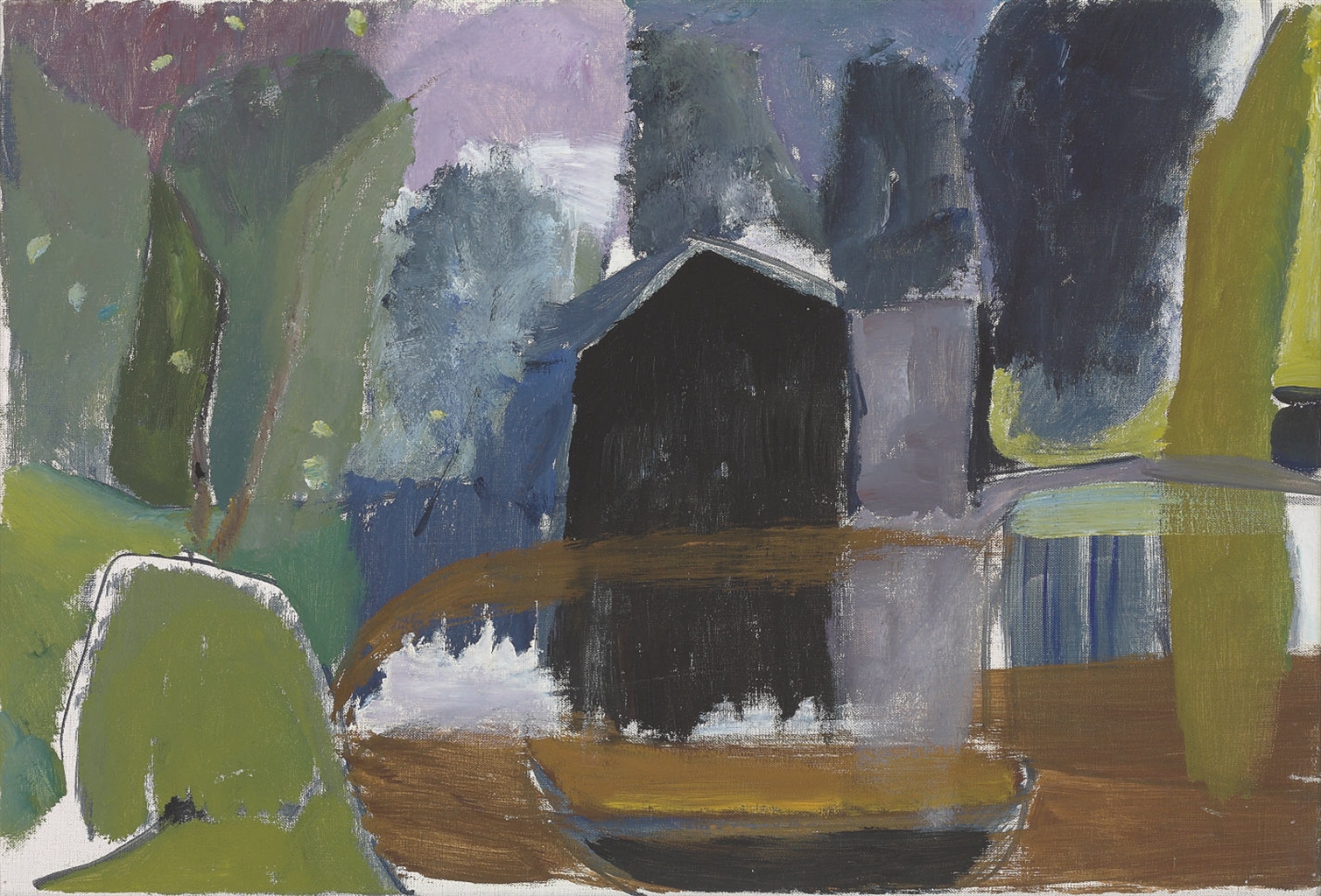 Ivon Hitchens (18931979) Dark Boathouse 20th Century