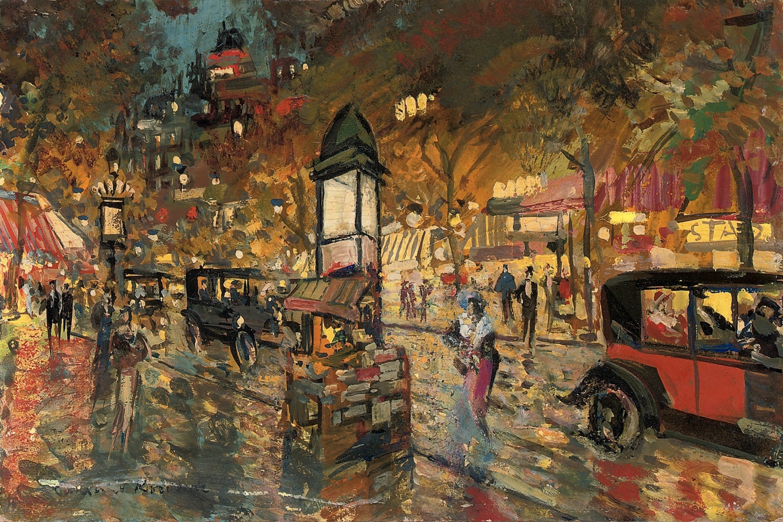 Konstantin Korovin (18611939) Les grands boulevards à