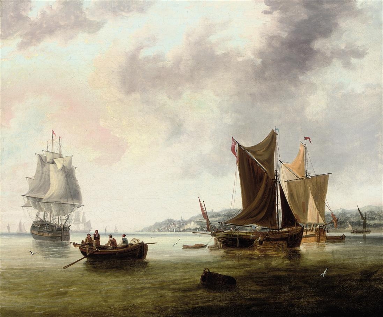 James Duffield Harding (17971863) View of Gravesend, Kent, with