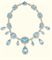 A FINE BELLE EPOQUE AQUAMARINE AND DIAMOND NECKLACE, BY KOCH