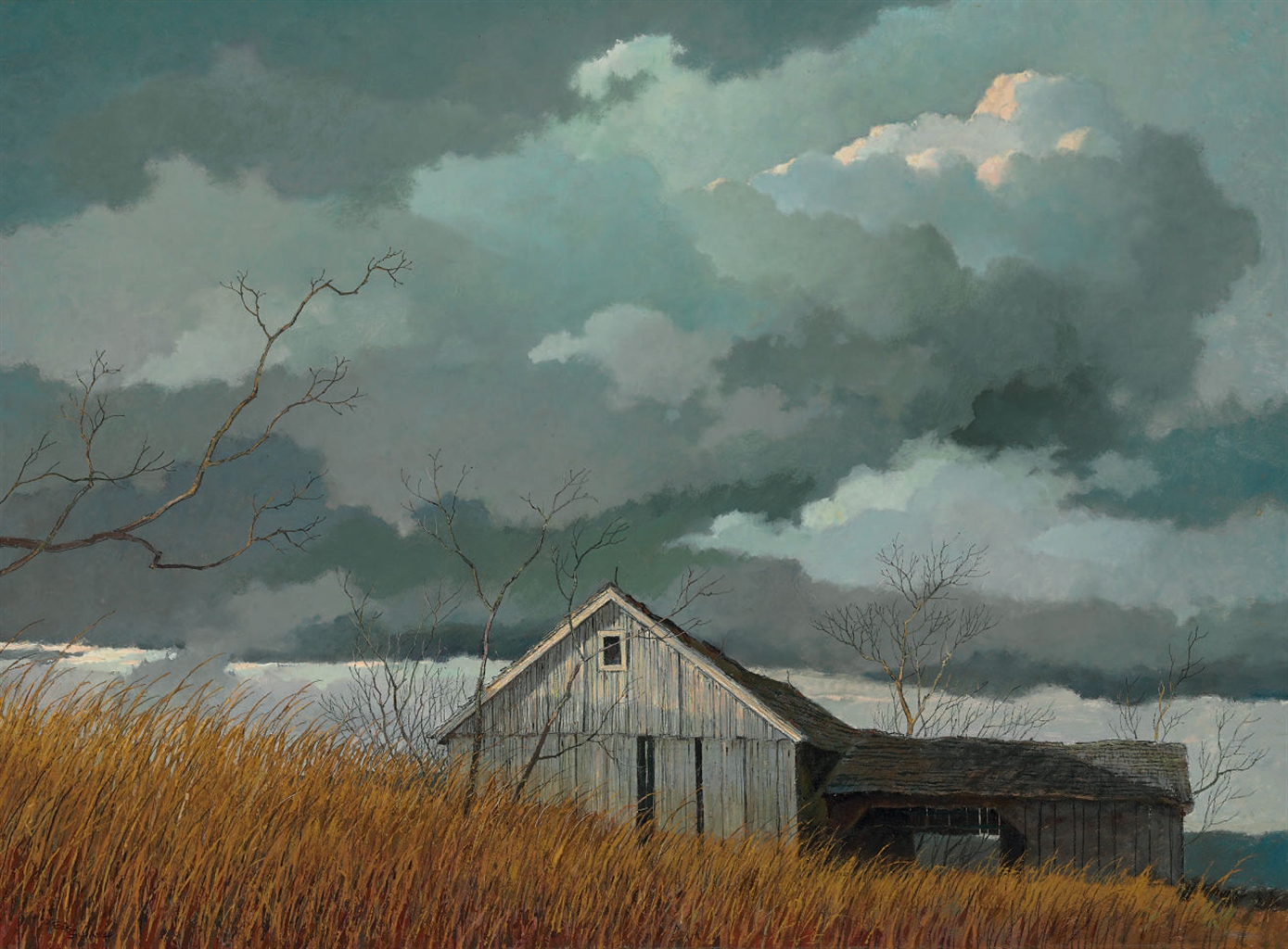 Eric Sloane (19051986) New England Barn 20th Century