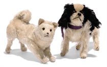 steiff white dog